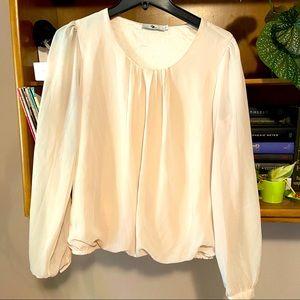 Cream blouse